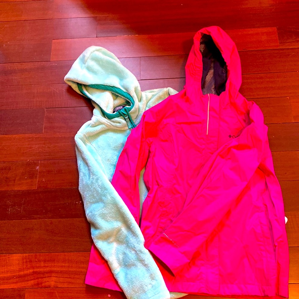 Columbia and Lands End coats